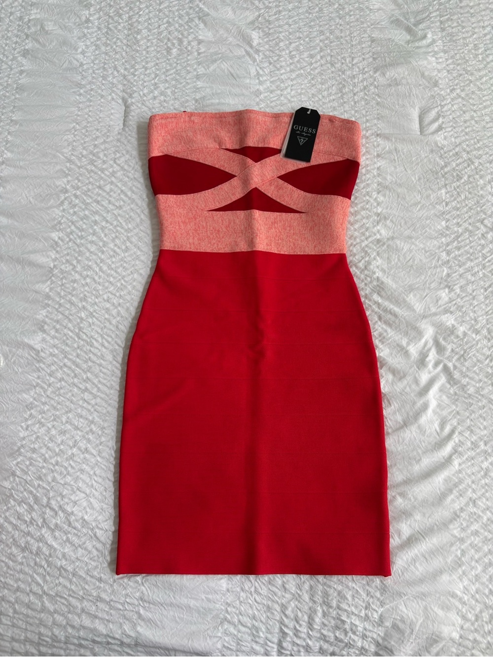 Y2K Guess Strapless Bandage Dress (TAGS ON)